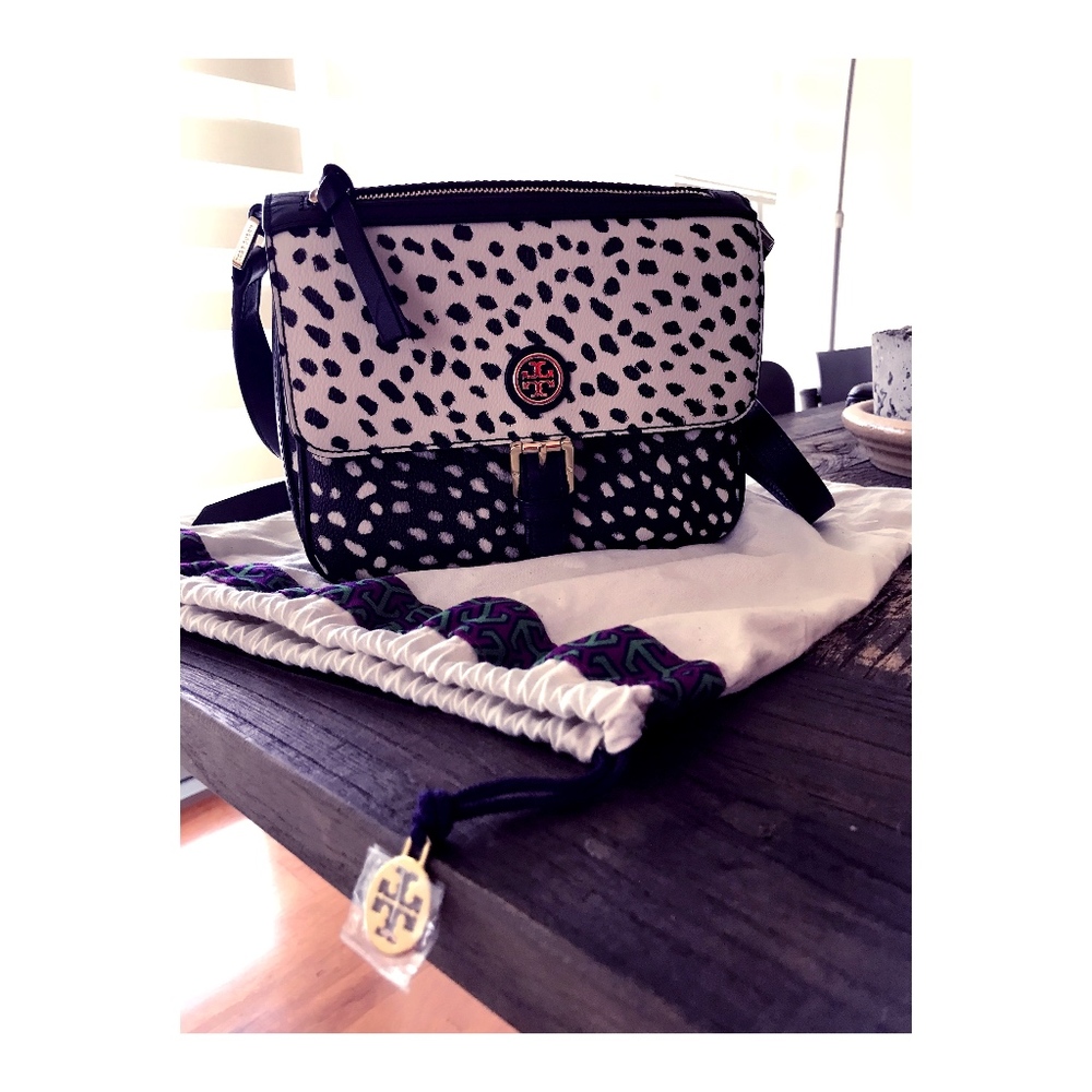 Tory Burch Kerrington Pony Dotted Mini Crossbody